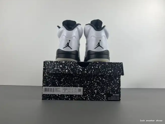 Reps LUCY 5 'WHITE JORDAN RETRO DD0587-110 AIR BLACK' 0509